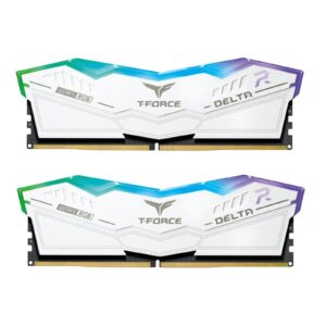 Team T-Force Delta RGB FF4D532G6200HC38ADC01 32GB 6200MHz DDR5 System Memory 2 x 16GB, White, CL38-38-38-78 1.25V - Image 3