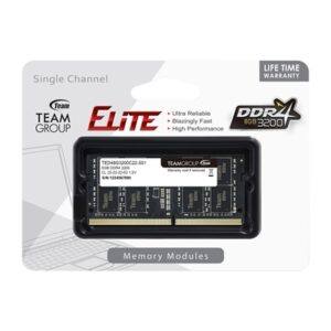 Team Elite 8GB No Heatsink (1 x 8GB) DDR4 3200MHz SODIMM System Memory - Image 2