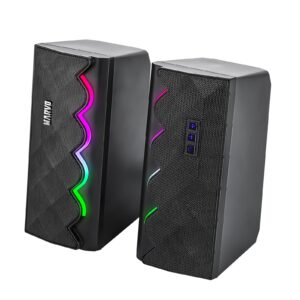 Marvo Scorpion SG-269 Bluetooth Gaming Speakers, Stereo Sound, USB Powered, Connect Wired or Bluetooth, Touch Control RGB Lighting with 6 Modes, 6W, Black - Image 3