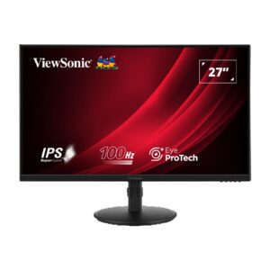 Viewsonic VA2708-HDJ 27 Inch IPS Monitor, Full HD, 100Hz, 5ms, VGA, HDMI, Display Port, Height Adjust, Pivot, Swivel, Int PSU, VESA - Image 3