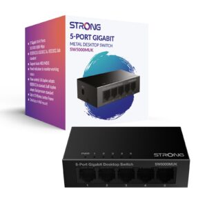 Strong SW5000MUK 5 Port Gigabit Switch (Metal) - Image 3