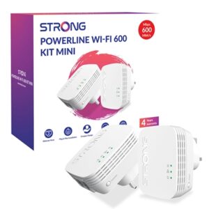 Strong POWERLWF600DUOMINIUK AV600 Mini WI-FI Powerline Kit (2 Pack) - Image 2