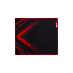 Marvo G49 Gaming Mouse Pad, Large 450x400x3mm, Soft Microfiber Surface for speed and control with Non-Slip Rubber Base and Stitched Edges, Black and Red - Image 3