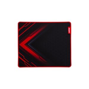 Marvo G49 Gaming Mouse Pad, Large 450x400x3mm, Soft Microfiber Surface for speed and control with Non-Slip Rubber Base and Stitched Edges, Black and Red - Image 2