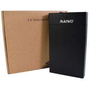 Maiwo USB 3.0 3.5" External Hard Drive Enclosure  with Power Adapter - Image 3