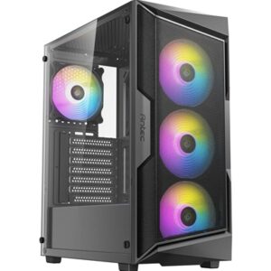 Antec AX61 Elite: Mid-Tower ATX Gaming Case with High-Airflow Mesh Front Panel, 4 x 120mm ARGB Fans, Tempered Glass Side Panels, Support for Up to 8 Fans, - Image 2