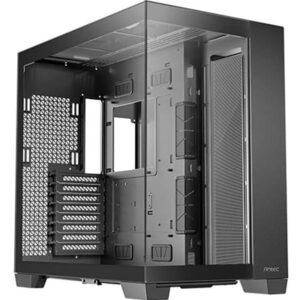 ANTEC Constellation C8 Dual Chamber Case, Gaming, Black, Full Tower, 2 x USB 3.0 / 1 x USB Type-C, Seamless Left and Front Tempered Glass Side Panel, E-ATX, ATX, Micro ATX, ITX - Image 2