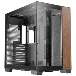 ANTEC Constellation C8 Dual Chamber Case, Gaming, Wood, Full Tower, 2 x USB 3.0 / 1 x USB Type-C, Seamless Left and Front Tempered Glass Side Panel, E-ATX, ATX, Micro ATX, ITX - Image 3