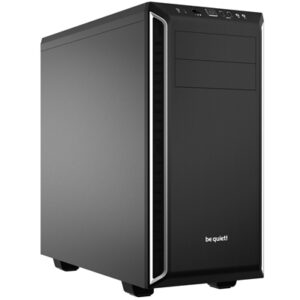 be quiet! Pure Base 600 Case, Silver, MId Tower, 2 x USB 3.2 Gen 1 Type-A, 3 x Pure Wings 2 Black PWM Fans Included, Completely Sound Insulated with Dampening Materials, Adjustable Top Cover Vent - Image 2