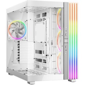 be-quiet! Light Base 900 FX, White, Full Tower E-ATX Case, Massive ARGB LED Strip, Full Windowed Design, 4 Light Wings 140mm PWM fans included - Image 3