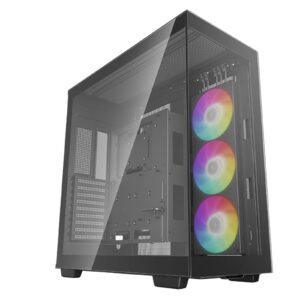 DeepCool CH780, Black, Full Tower Gaming Case, Tempered Glass, 1x 420mm ARGB Side fan, Mini-ITX / M-ATX / ATX / E-ATX - Image 3