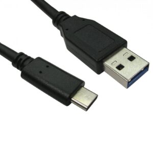 TARGET USB3C-921 Data Cable, USB 3.1 Type-A (M) to USB 3.1 Type-C (M), 1m, Black, 10Gbps Data Transfer Rate, Supports up to 3A 20V (60W), USB Power Delivery v2.0, OEM Polybag Packaging - Image 3