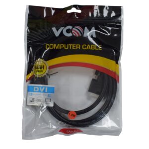 VCOM DVI-D (M) to DVI-D (M) 1.8m Black Retail Packaged Display Cable - Image 3