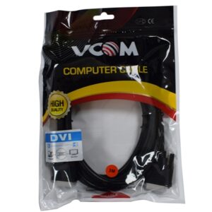 VCOM DVI-D (M) to DVI-D (M) 3m Black Retail Packaged Display Cable - Image 2