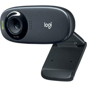 Logitech C310 HD Webcam, HD 720p/30fps, Widescreen HD Video Calling, HD Light Correction, Noise-Reducing Mic, For Skype, FaceTime, Hangouts, WebEx, PC/Mac/Laptop/Macbook/Tablet, Black - Image 3