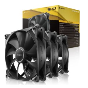 Antec Storm T3 140mm PWM Case Fan, 3 Pack, Fluid Dynamic Bearing, 600-1500 RPM, Black - Image 3