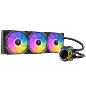 Antec Vortex Lum 360 ARGB CPU Liquid Cooler - Intel & AMD Compatible, 3 x 120mm ARGB Fans, Suspended Spiral Pump Head, Enhanced Cooling Performance - Image 3