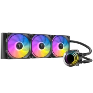 Antec Vortex Lum 360 ARGB CPU Liquid Cooler - Intel & AMD Compatible, 3 x 120mm ARGB Fans, Suspended Spiral Pump Head, Enhanced Cooling Performance - Image 2