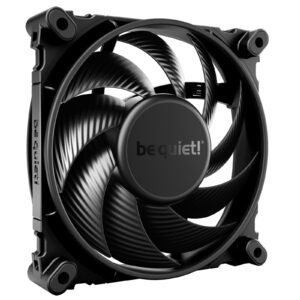 be quiet! Silent Wings 4 PWM Black Fan, 120mm, 1600RPM, 4-Pin PWM Fan Connector, Black Frame, Black Blades, Optimized Fan Blades for High End Performance, 2 Mounting Options - Image 3