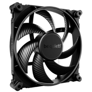 be quiet! Silent Wings 4 PWM Black Fan, 140mm, 1100RPM, 4-Pin PWM Fan Connector, Black Frame, Black Blades, Optimized Fan Blades for High End Performance, 2 Mounting Options - Image 3