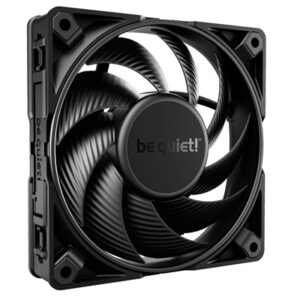 be quiet! Silent Wings Pro 4 PWM Black Fan, 120mm, 3000RPM, 4-Pin PWM Fan Connector, Black Frame, Black Blades, Optimized Fan Blades for the Highest Performance for Radiators & Heat Sinks, 3 Mounting Options, 3 Speed Switch - Image 2