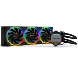 be quiet! Pure Loop 2 FX AiO Liquid CPU Cooler, Universal Socket, 360mm Radiator, 3 x Light Wings 120mm PWM High Speed 2500RPM Addressable RGB Cooling Fan, Addressable RGB LED Pump Head, ARGB PWM Hub Included - Image 2