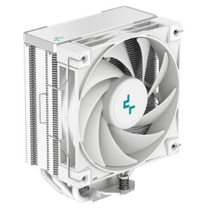 DeepCool AK400 WH Fan CPU Cooler, Universal Socket, High Performance 120mm Silent Hydro Bearing PWM White Fan, 1850RPM, 4 Heat Pipes, Unique Matrix Fin Design, White Version, Intel LGA 1700 Bracket Included - Image 2