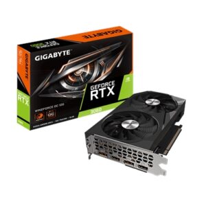 Gigabyte NVIDIA GeForce RTX 3060 WINDFORCE OC 12G (rev. 2.0) Graphics Card, 12GB GDDR6, 3584 CUDA Cores, 1792 MHz Core Clock, Dual Fan, 2x DisplayPorts / 2x HDMI Ports - Image 2