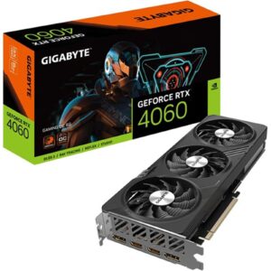 Gigabyte NVIDIA GeForce RTX 4060 GAMING OC 8G Graphics Card, 8GB GDDR6, 3072 CUDA Cores, 2550 MHz Core Clock, Triple Fan, RGB, 2x DisplayPorts / 2x HDMI Ports - Image 3