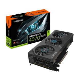 Gigabyte NVIDIA GeForce RTX 4070 SUPER EAGLE OC 12G Graphics Card, 12GB GDDR6X, 7168 CUDA Cores, 2535 MHz Core Clock, Triple Fan, RGB, 3x DisplayPorts / 1x HDMI Port - Image 3