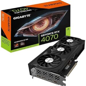 Gigabyte NVIDIA GeForce RTX 4070 WINDFORCE OC 12G Graphics Card, 12GB GDDR6X, 5888 CUDA Cores, 2490 MHz Core Clock, Triple Fan, 3x DisplayPorts / 1x HDMI Port - Image 3