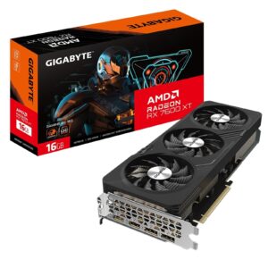 Gigabyte AMD Radeon RX 7600 XT GAMING OC Graphics Card, 16GB GDDR6, 2048 Streams, 2810 MHz Boost Clock, Triple Fan, RGB, 2x DisplayPorts / 2x HDMI Ports - Image 3