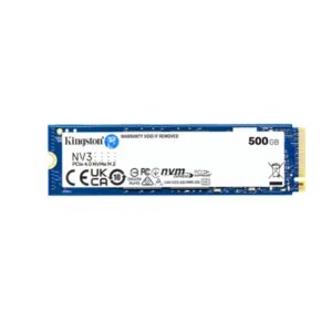 Kingston NV3 (SNV3S/500G) 500GB NVMe SSD, M.2 Interface, PCIe Gen4, 2280, Read 6000 MB/s, Write 2200 MB/s, 3 Year Warranty - Image 2