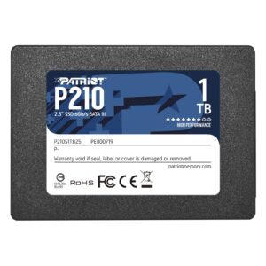 Patriot P210 (P210S1TB25) 1TB 2.5 Inch SSD, Sata 3 Interface, Read 520MB/s, Write 430MB/s, 3 Year Warranty - Image 3