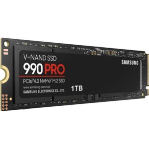 Samsung 990 PRO(MZ-V9P1T0BW) 1TB NVMe SSD, PCIe Gen4, M.2 Interface, 2280, Read 7450 MB/s, Write 6900 MB/s, 5 Year Warranty - Image 2