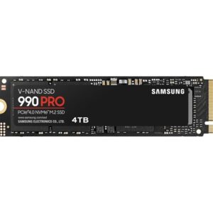 Samsung 990 PRO(MZ-V9P4T0BW ) 4TB NVMe SSD, PCIe Gen4, M.2 Interface, 2280, Read 7450 MB/s, Write 6900 MB/s, 5 Year Warranty - Image 2