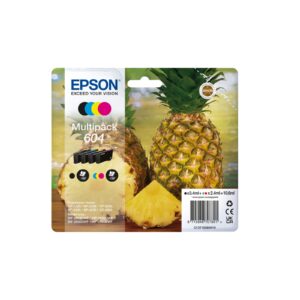 Epson 604 Multipack - Full Set of 4 Ink Cartridges - Pineapple (Original) C13T10G64010 Value Pack CMY (130 Pages) K (150 Pages) - Image 3