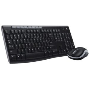 Logitech MK270 Wireless Keyboard and Mouse Combo for Windows, 2.4 GHz Wireless, Compact Mouse, 8 Multimedia and Shortcut Keys for PC and Laptop, QWERTY UK English Layout, Black - Image 2