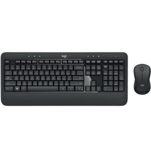 Logitech MK540 Advanced Wireless Keyboard and Mouse Combo for Windows, 2.4 GHz Unifying USB-Receiver, Multimedia Hotkeys, 3-Year Battery Life, for PC, Laptop, QWERTY UK Layout, Black - Image 2