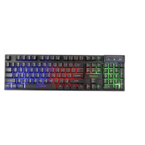 Marvo Scorpion K605 Gaming Keyboard, 3 Colour LED Backlit, USB 2.0, Frameless Design with Multi-Media and Anti-ghosting Keys, UK Layout - Image 2