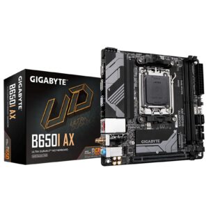 Gigabyte B650I AX Ultra Durable AMD AM5 Socket Motherboard, Mini-ITX, 2x DDR5 Slots, 1x M.2 Socket, 2x USB-C Port, 2.5GbE LAN, Wi-Fi 6E, 1x DisplayPort / 1x HDMI Port - Image 3