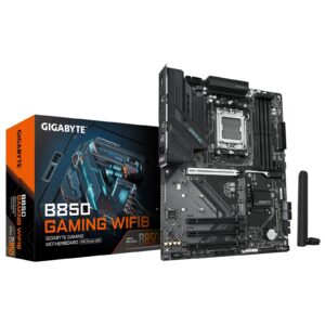 Gigabyte B850 GAMING WIFI6 AMD AM5 Socket Motherboard, ATX, 4x DDR5 Slots, 3x M.2 Sockets, 2x USB-C Port, Fitted I/O Shield, GbE LAN, Wi-Fi 6, 1x DisplayPort / 1x HDMI Port - Image 3