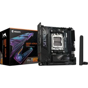 Gigabyte B850I AORUS PRO AMD AM5 Socket Motherboard, Mini-ITX, 2x DDR5 Slots, 2x M.2 Sockets, 2x USB-C Port, Fitted I/O Shield, 2.5GbE LAN, Wi-Fi 7, 1x HDMI Port - Image 3