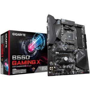 Gigabyte B550 GAMING X V2 AMD AM4 Socket Motherboard, ATX, 4x DDR4 Slots, 2x M.2 Sockets, 1x USB-C Port, Fitted I/O Shield, GbE LAN, 1x DVI-D / 1x HDMI Port - Image 3