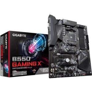 Gigabyte B550 GAMING X V2 AMD AM4 Socket Motherboard, ATX, 4x DDR4 Slots, 2x M.2 Sockets, 1x USB-C Port, Fitted I/O Shield, GbE LAN, 1x DVI-D / 1x HDMI Port - Image 2