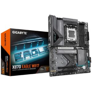 Gigabyte X870 EAGLE WIFI7 AMD AM5 Socket Motherboard, ATX, 4x DDR5 Slots, 3x M.2 Sockets, 3x USB-C Port, Fitted I/O Shield, 2.5GbE LAN, Wi-Fi 7, 1x HDMI Port / 2x USB-C (USB4) - Image 3