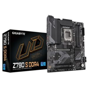 Gigabyte Z790 S DDR4 Ultra Durable Intel 1700 Socket Motherboard, ATX, 4x DDR4 Slots, 3x M.2 Sockets, 1x USB-C Port, Fitted I/O Shield, 2.5GbE LAN, 1x DisplayPort / 1x HDMI Port - Image 2