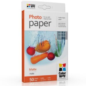 ColorWay Matte 6x4 190gms Photo Paper 50 Sheets - Image 3