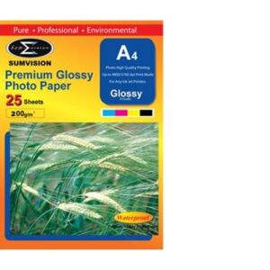 Sumvision A4 200gsm (25 pack) Glossy Photo Paper - Image 2