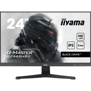 iiyama G-MASTER G2445HSU-B1 24 inch IPS Monitor, Full HD, 1ms, HDMI, DisplayPort, USB Hubx2, Freesync, 100Hz, Speakers, Black, Internal PSU, VESA - Image 2